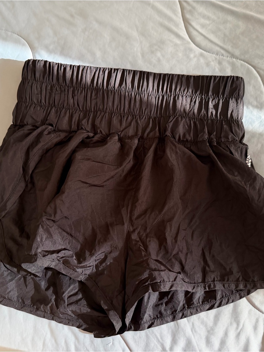FP Movement by Free People black High-Waist Athletic Shorts